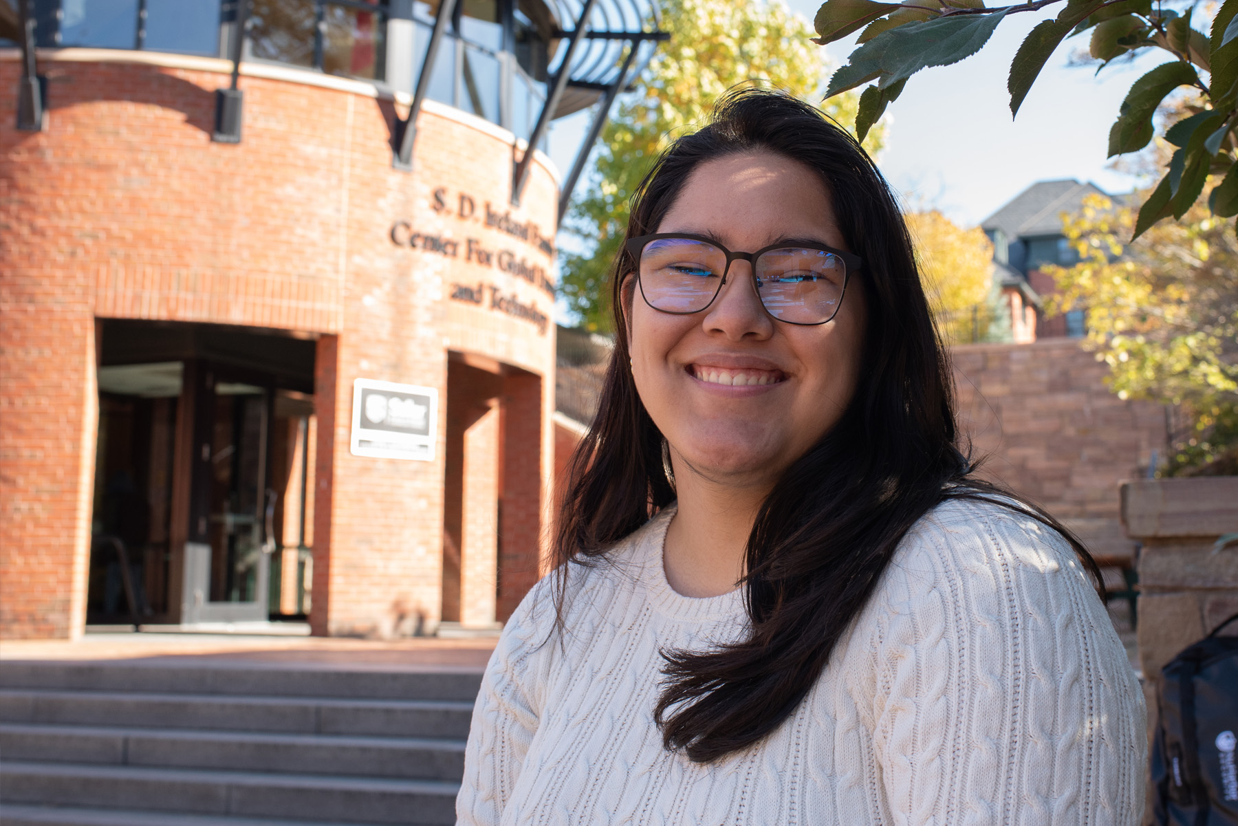 Laila Martinez on campus