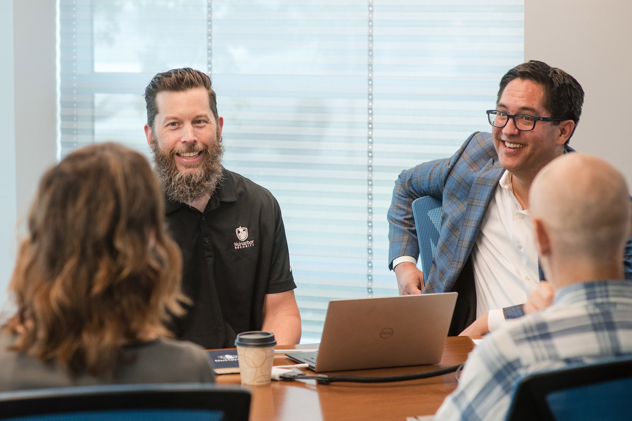 people around conference table